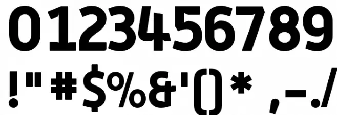 PushPins Bold Font OTHER CHARS