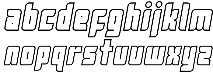 Push Font LOWERCASE