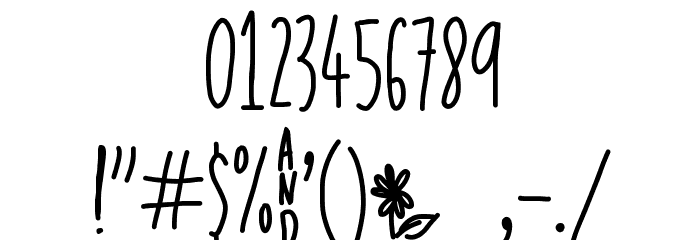 Pushing Up Daisies * Font OTHER CHARS