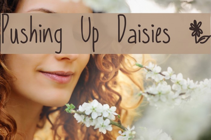 Pushing Up Daisies * Font examples