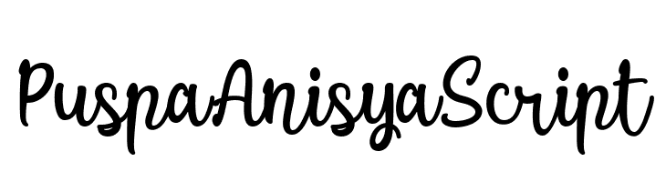 Puspa Anisya Script Polices