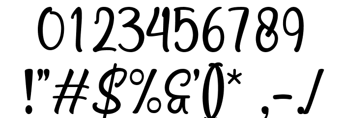 Puspa Anisya Script Font OTHER CHARS