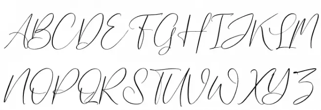 Puspita Italic Polices MAJUSCULES