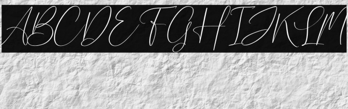 Puspita Italic Example 3