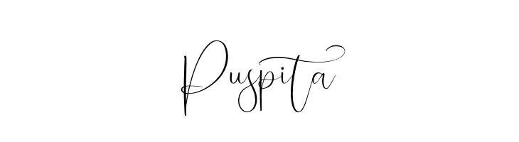 Puspita  नि: शुल्क फ़ॉन्ट्स डाउनलोड