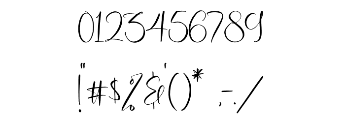 Puspita Font OTHER CHARS