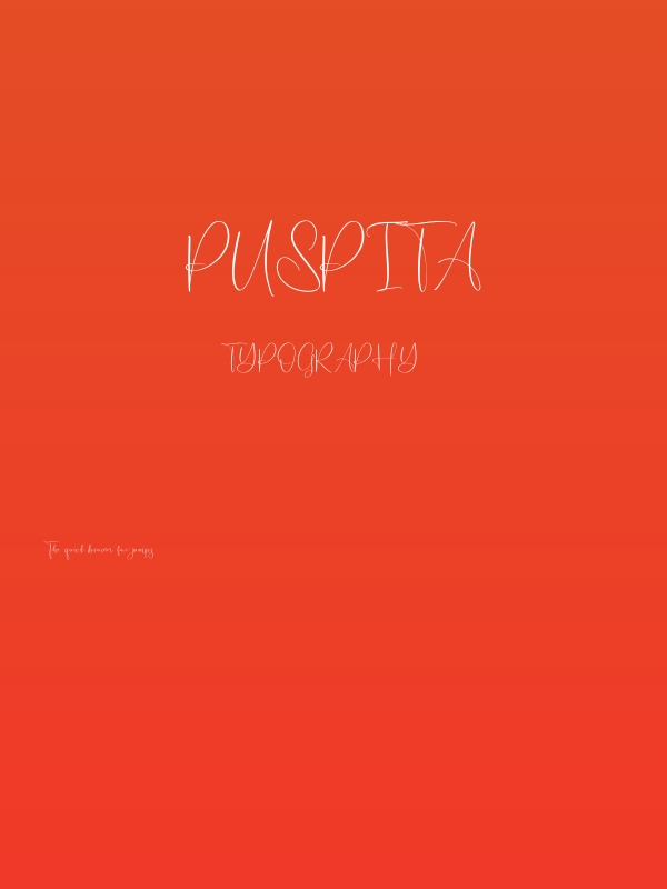 Puspita Poster