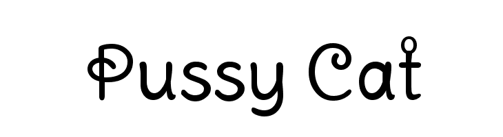 Pussy Cat  font caratteri gratis