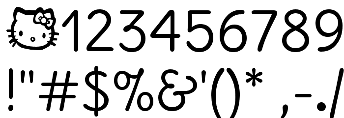 Pussy Cat Font OTHER CHARS