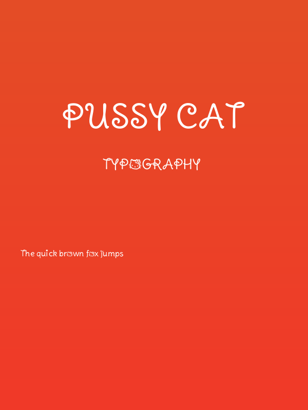 Pussy Cat Poster