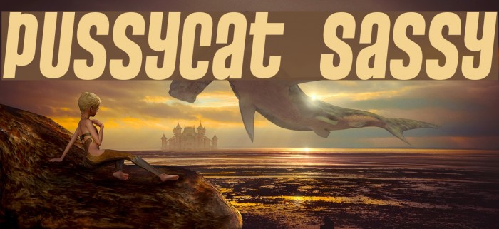 Pussycat Sassy Font examples
