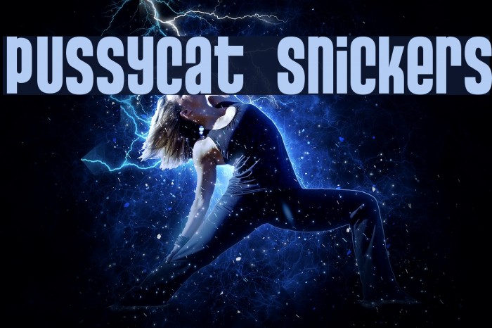 Pussycat Snickers Font examples