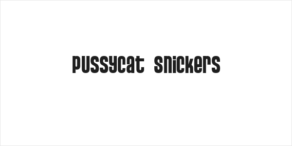 Pussycat  Snickers Logo