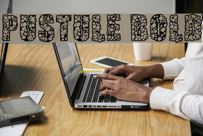 Pustule Bold Font examples