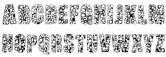 Pustule Regular Шрифта ВЕРХНИЙ