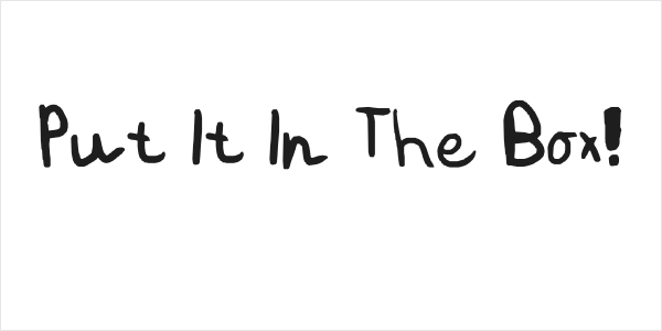 Put It In The Box! Logo