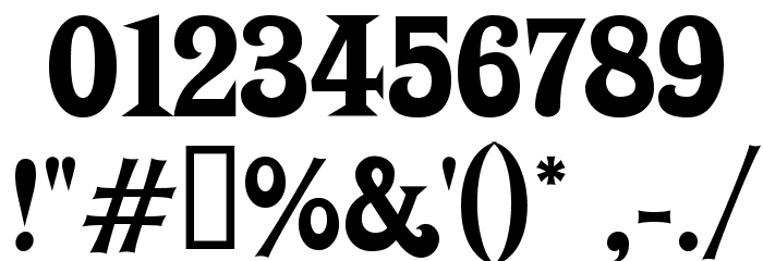 Putain Font OTHER CHARS