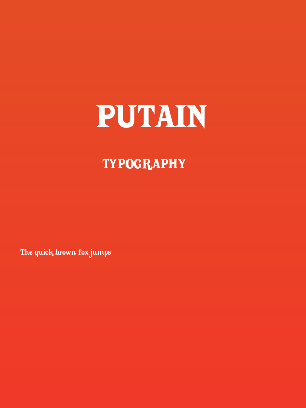 Putain Poster