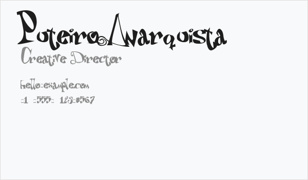 PuteiroAnarquista Business Card