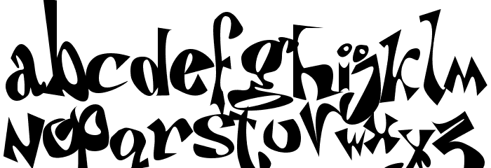 PuteiroAnarquista Font LOWERCASE