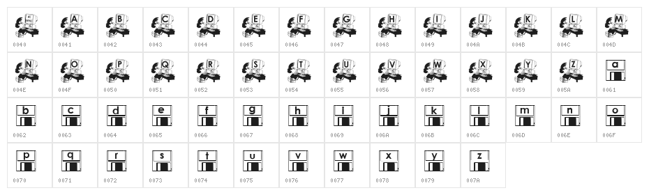 PuterBoy _KG Character Map