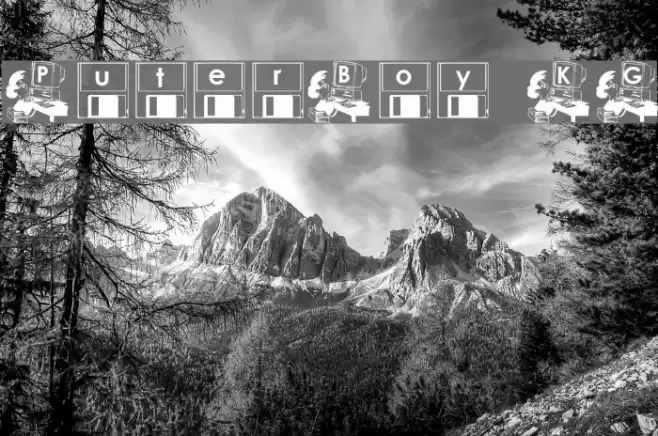 PuterBoy _KG Font examples