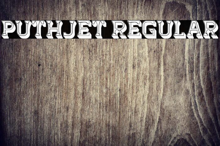 Puthjet Regular Example 1