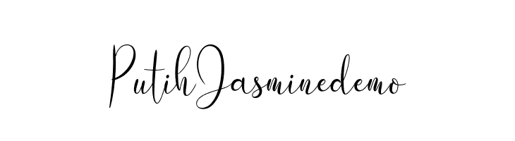 Putih Jasmine demo  font caratteri gratis