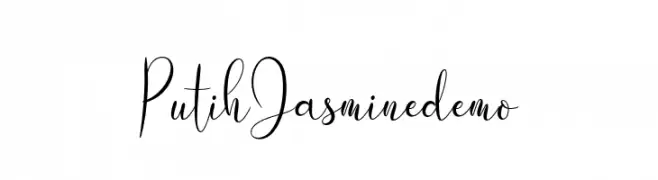 Putih Jasmine demo  Free Fonts Download