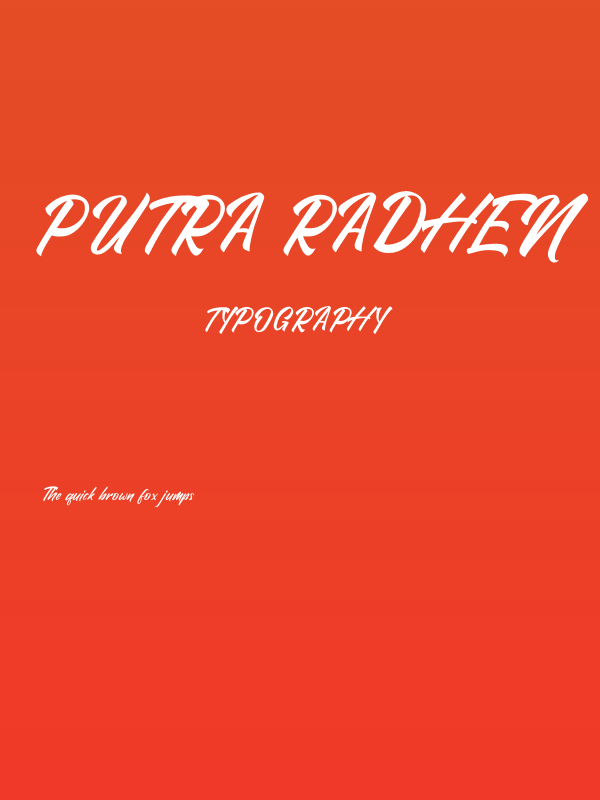 Putra Radhen Poster