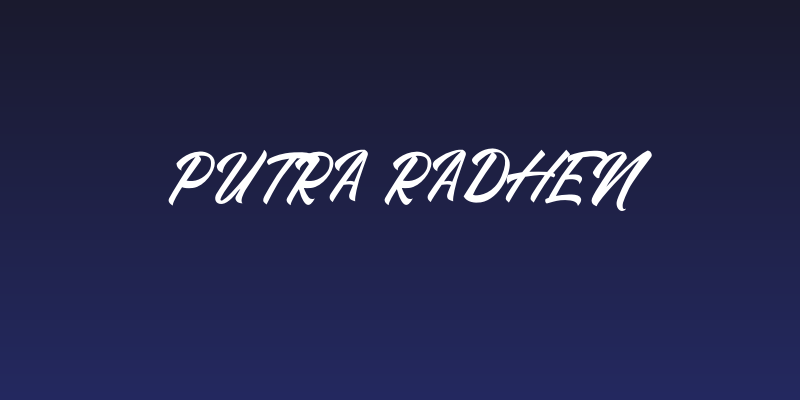 Putra Radhen Social Header