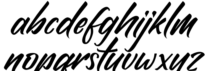Putra Radhen Font LOWERCASE