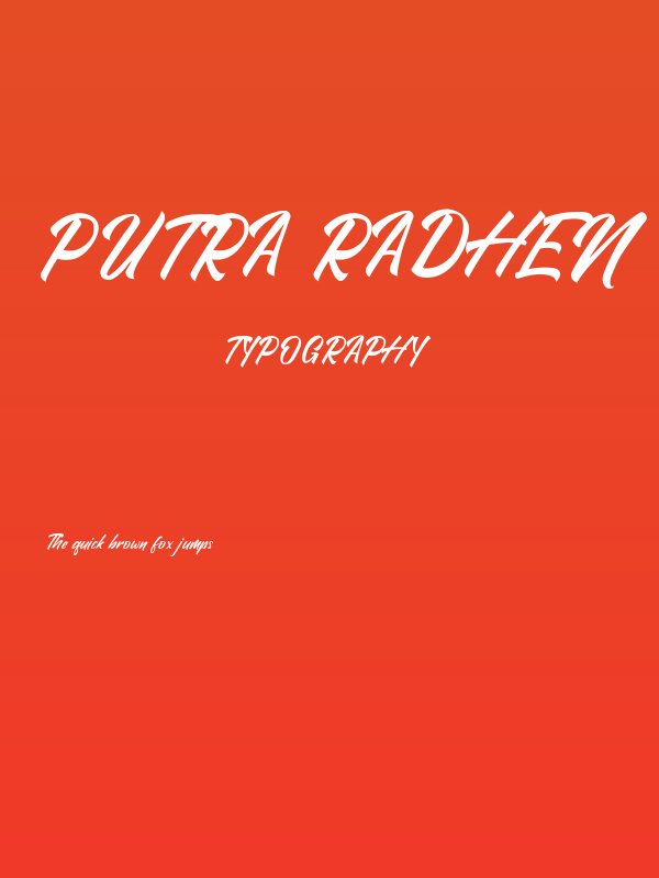 Putra Radhen Poster