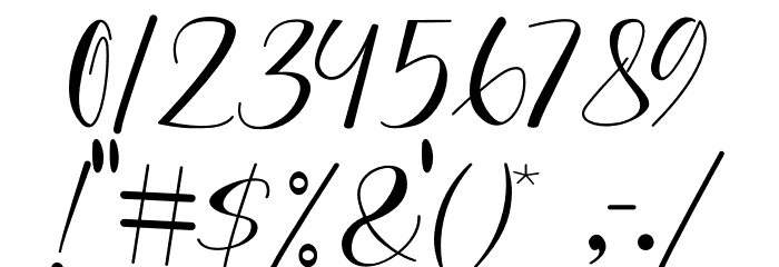 Putri Duyung Font OTHER CHARS