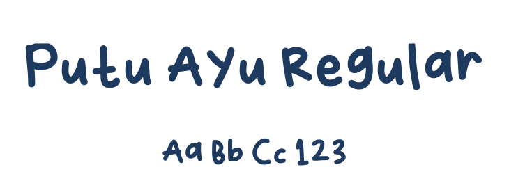 Putu Ayu Regular Font Preview