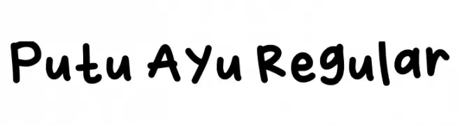 Putu Ayu Regular Fonte