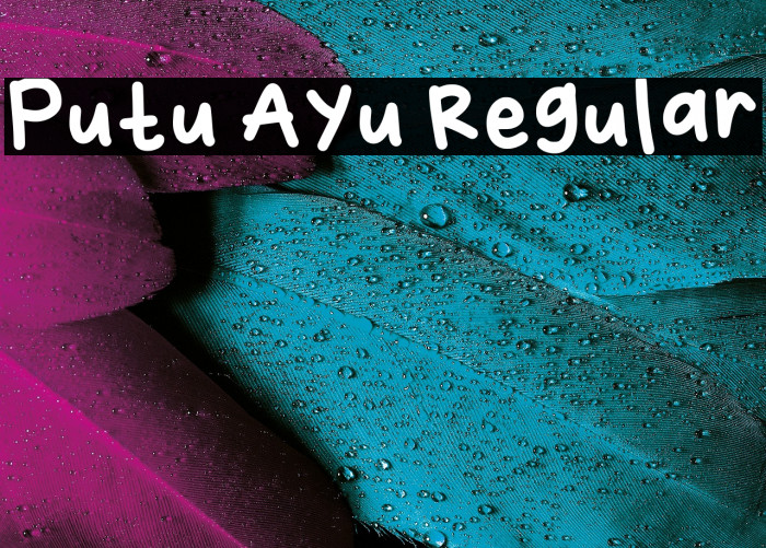 Putu Ayu Regular Example 2