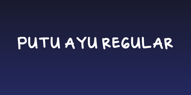 Putu Ayu Regular Social Header