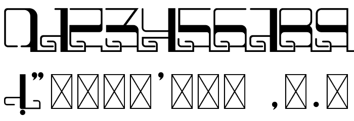 Puzzelle Tr Font OTHER CHARS