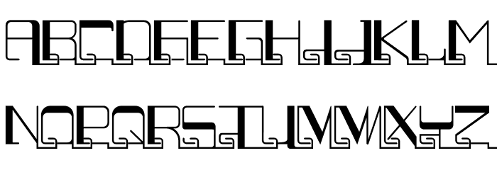 Puzzelle Tr Font LOWERCASE