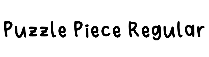 Puzzle Piece Regular  Скачать бесплатные шрифты