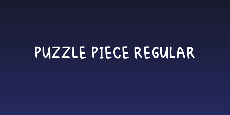 Puzzle Piece Regular Social Header