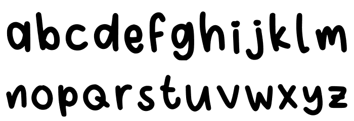 Puzzle Piece Regular Font LOWERCASE