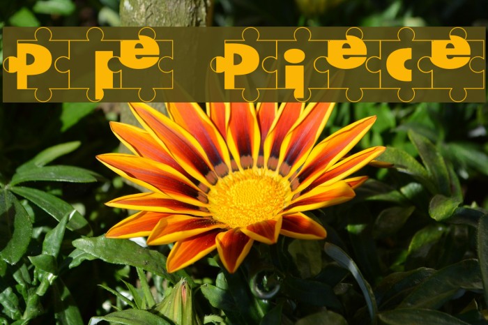 Puzzle Pieces フォント examples