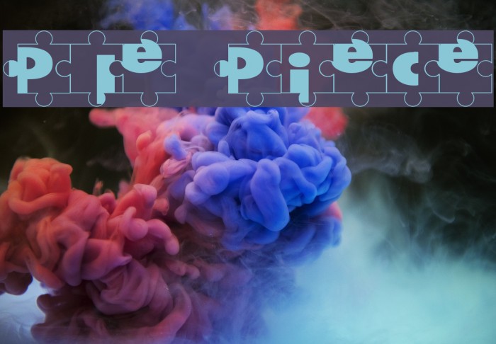 Puzzle Pieces フォント examples