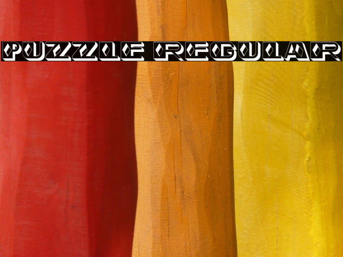 Puzzle Regular Example 1