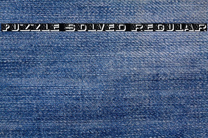 Puzzle Solved Regular Example 2