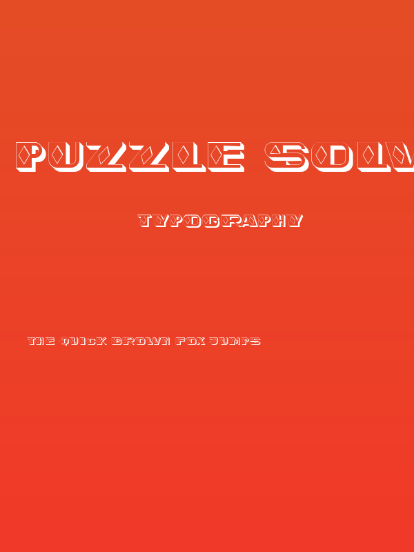 Puzzle Solved Regular Poster