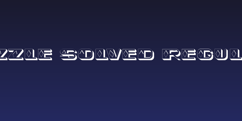 Puzzle Solved Regular Social Header