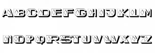 Puzzle Solved Regular Schriftart Kleinbuchstaben